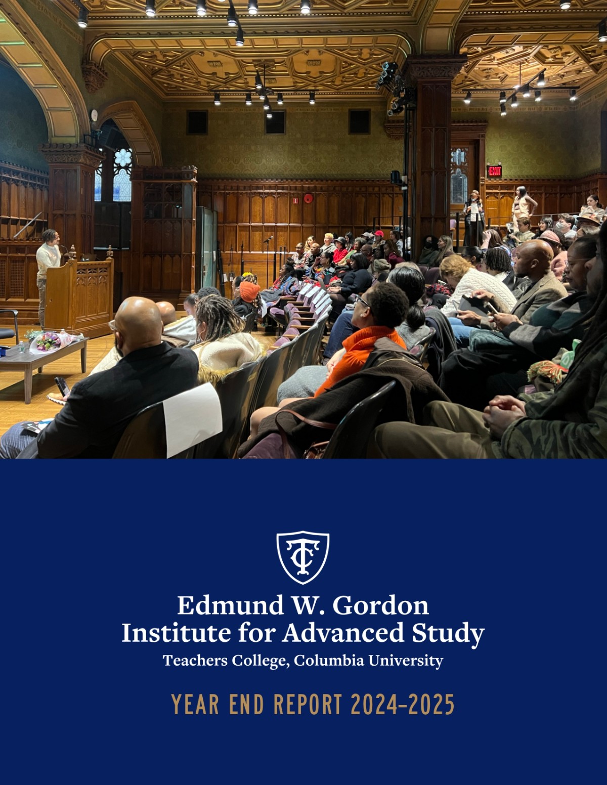 Cover page for the year end report 2024-2025